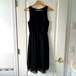 Banana Republic black midi dress, sz 2